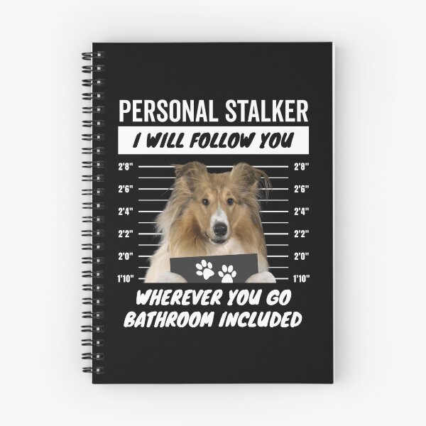Item preview, Personal Stalker Dog – Rough Collie designed and sold by More Cute Dogs.