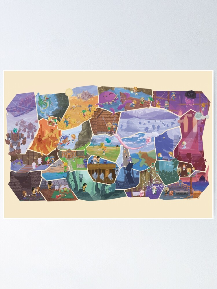 Alternate view of FFVI Fresco Part1 Poster