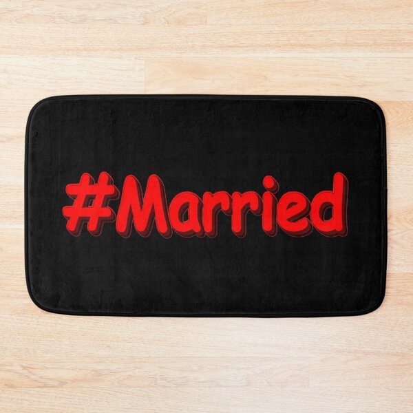 Item preview, "#Married" Cute Design. Buy Now designed and sold by Health And Fitness Posts e-Store.