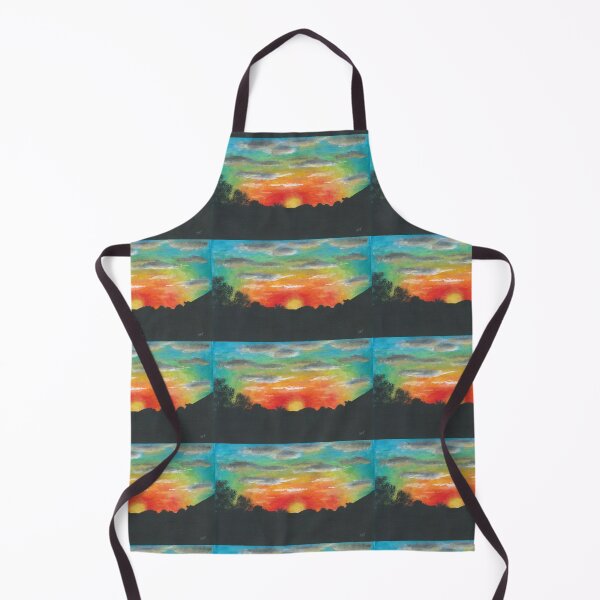Item preview, Cloudy Rainbow Sunset/Sunrise Acrylic Painting designed and sold by ArtAFT.