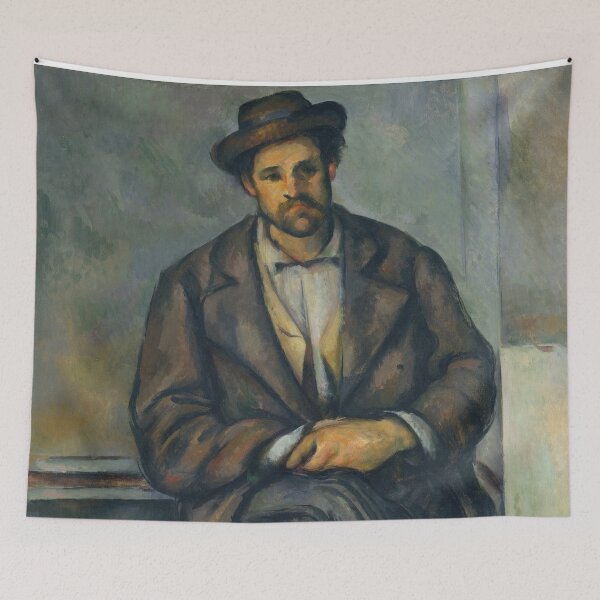 Item preview, Seated Peasant by Paul Cezanne designed and sold by Vintage Designs +.
