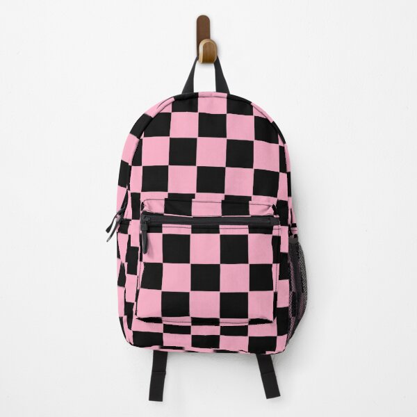 Vista previa del artículo con la obra «Tablero de ajedrez - Rosa y negro», diseñado y vendido por DuckvilleStudio.