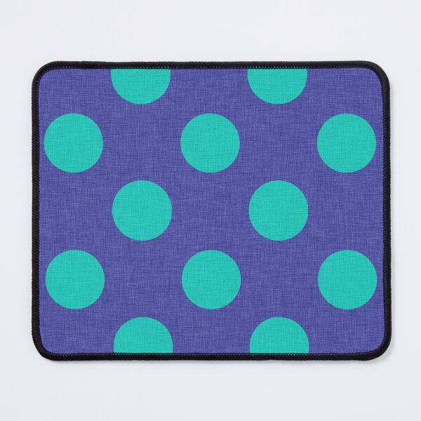 Item preview, Aqua on Periwinkle Big Dots | Cherie's Art designed and sold by CheriesArt.