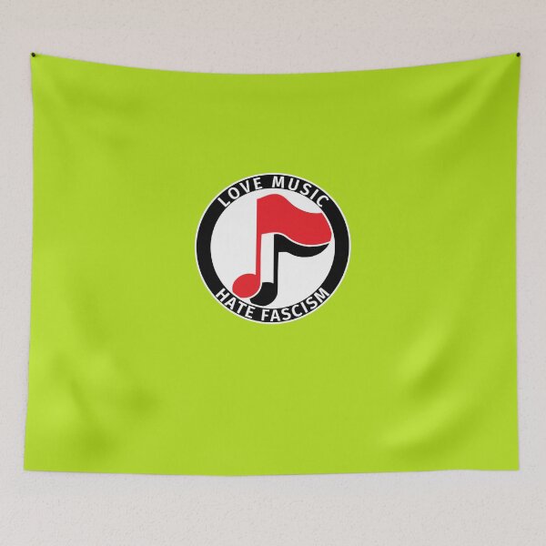 Item preview, Antifa Logo - Love Music Hate Fascism  T-Shirt designed and sold by DieterWirth.