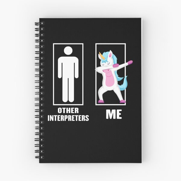 Item preview, Funny Unicorn Dabbing Other interpreter Me,Other interpreter Me Funny Unicorn Dabbing, interpreter Unicorn, interpreter Dad Husband Birthday Christmas Gift designed and sold by xlnv.