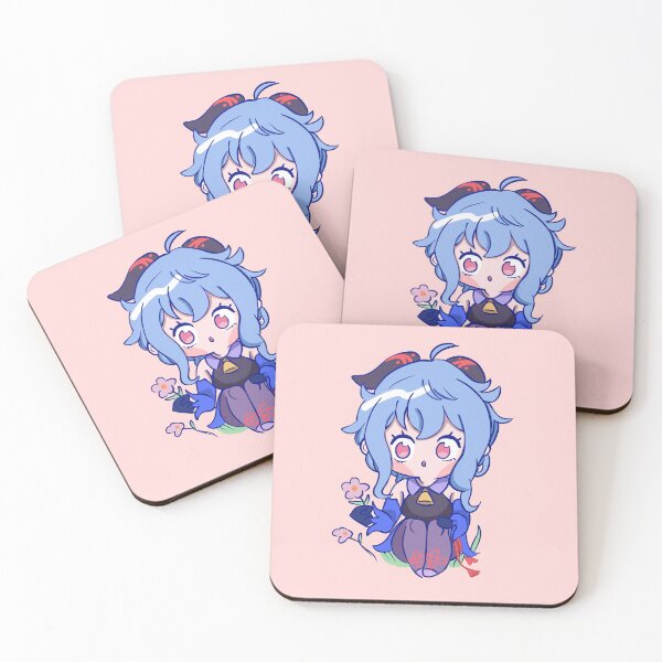 Artikelvorschau, Chibi Ganyu Genshin-Aufprall entworfen und verkauft von elosart.