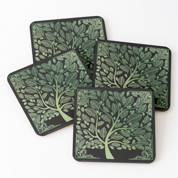 Item preview, Gradient Green Tree Pattern designed and sold by TheEndlessStore.