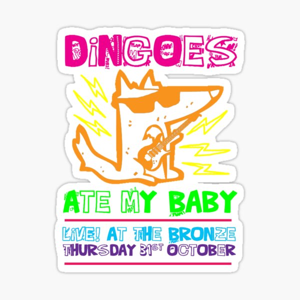 "Dingoes Ate My Baby Buffy The Vampire Slayer Band T-shirt [Neon