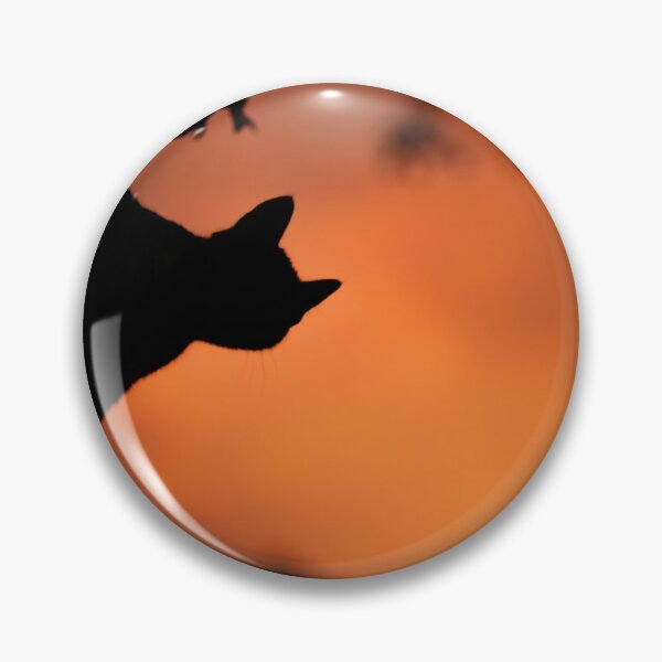 Item preview, Halloween Black Cat Orange Background designed and sold by mwagie.