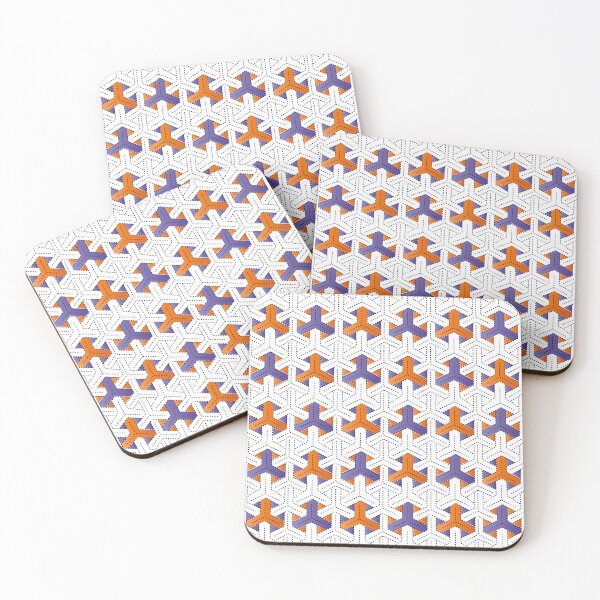 Item preview, 93 Bishamon kikkō symbol in orange and purple. designed and sold by vincentbiollaz.