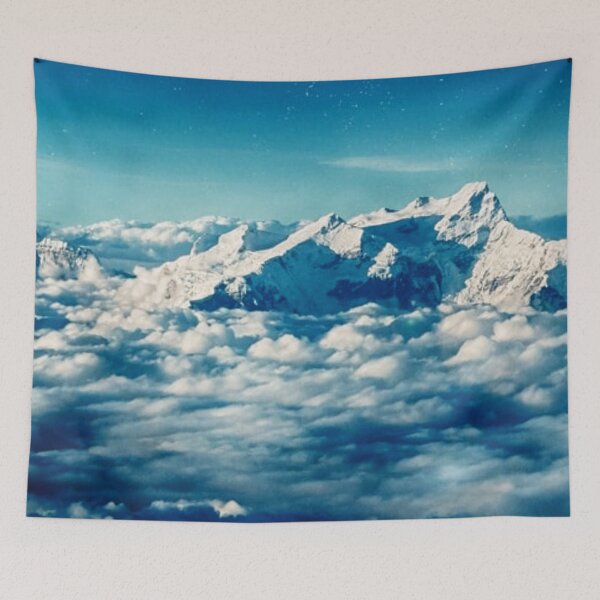 Item preview, The Himalayas Mountains in Clouds Blue Sky designed and sold by mwagie.