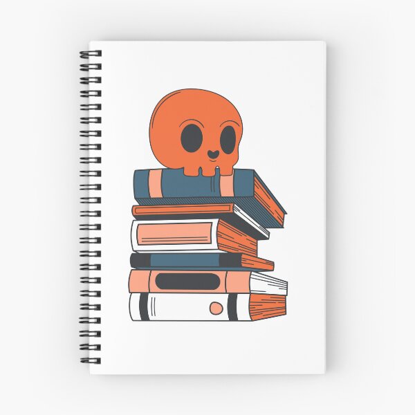 Item preview, Pile of Books and skull - TBR designed and sold by shmodev.
