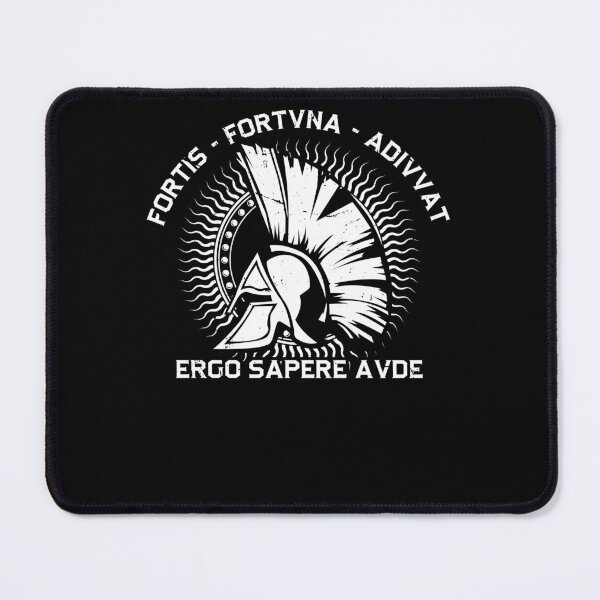 Item preview, Fortis Fortuna Adiuvat Ergo Sapere Aude Latin Philosophy designed and sold by Dressed For  Duty.