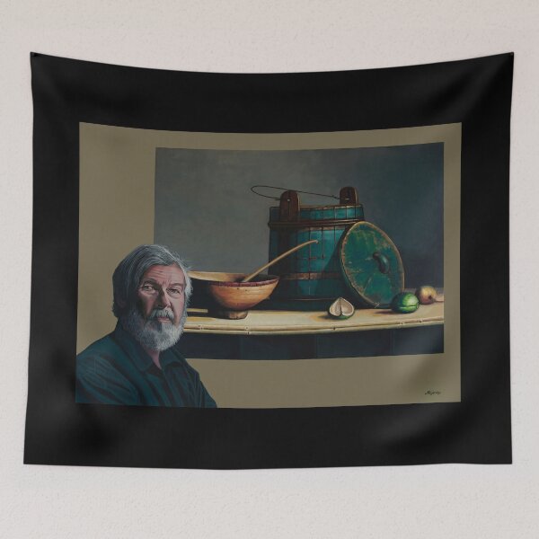 Item preview, Portrait of Helmantel and Still Life Painting designed and sold by PaulMeijering.