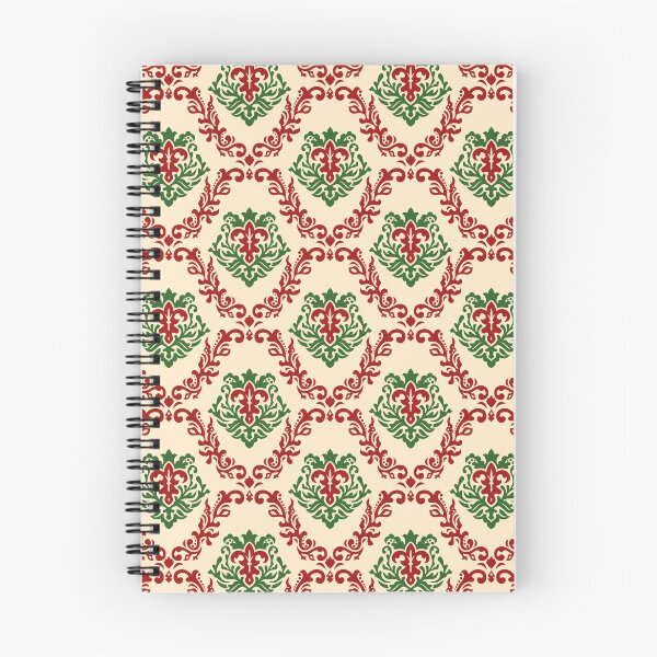 Item preview, Christmas themed Damask Pattern designed and sold by mrhighsky.