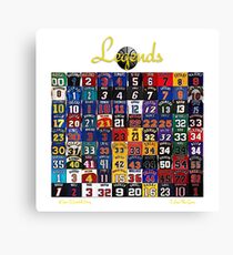Basketball Legends Canvas Print