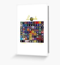 Basketball Legends Greeting Card