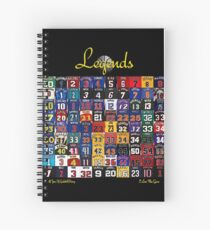 Basketball Legends Spiral Notebook
