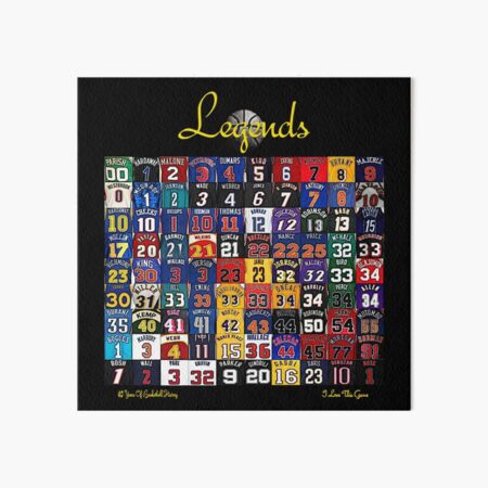 Basketball Legends Art Board Print