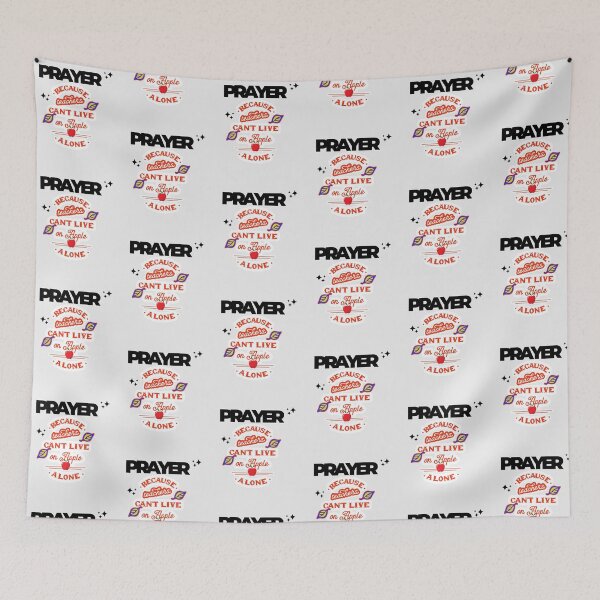Item preview, Prayer, Because Teachers Can't Live on Apple Alone - Off-White and Black designed and sold by TheReporter1.