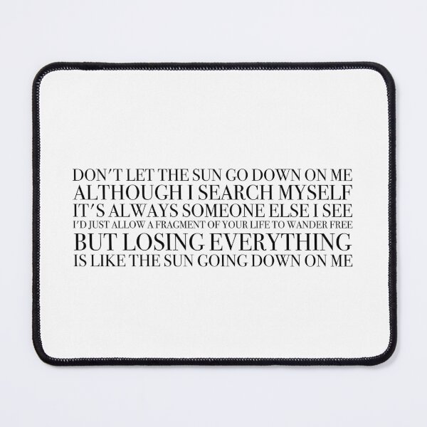 Item preview, Dont let the sun go down on me II (black) designed and sold by didijuca.