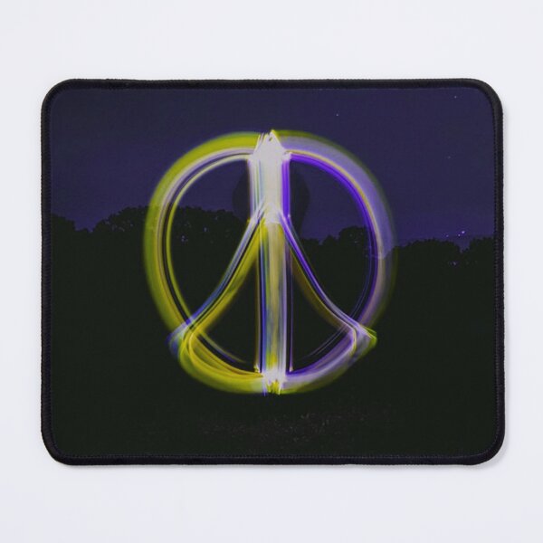 Item preview, Peace Sign Glowing in Night Sky designed and sold by mwagie.