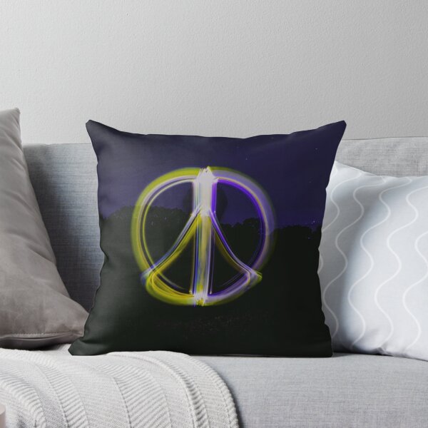 Item preview, Peace Sign Glowing in Night Sky  designed and sold by mwagie.