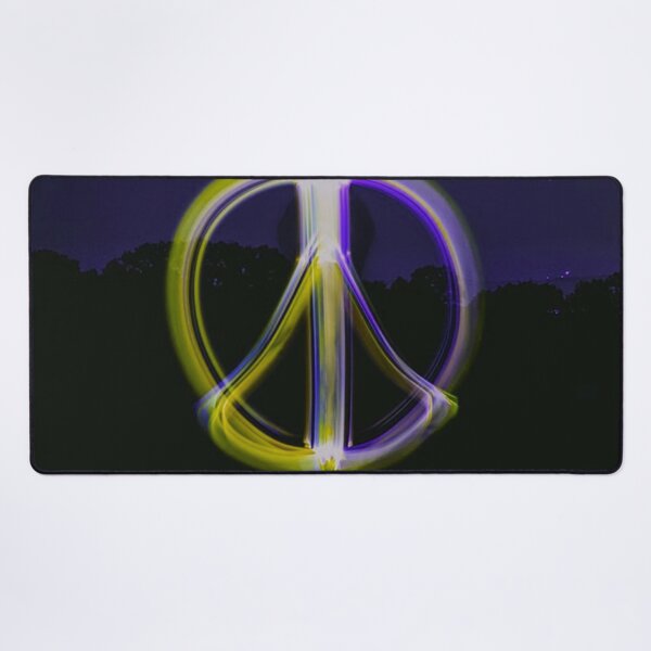 Item preview, Peace Sign Glowing in Night Sky  designed and sold by mwagie.