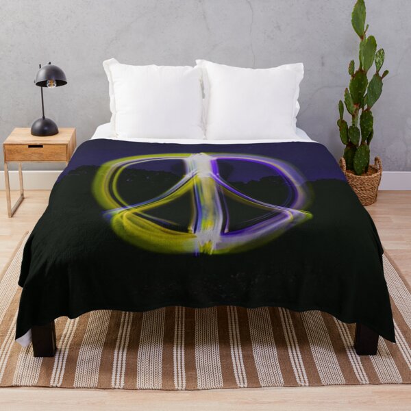 Item preview, Peace Sign Glowing in Night Sky designed and sold by mwagie.