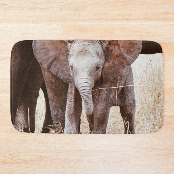 Item preview, Baby Elephant Cute African Elephant with Mom designed and sold by mwagie.