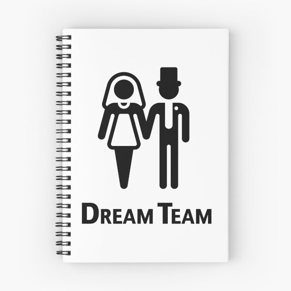 Item preview, Dream Team (Bridal Pair / Wedding / Marriage / Black) designed and sold by MrFaulbaum.