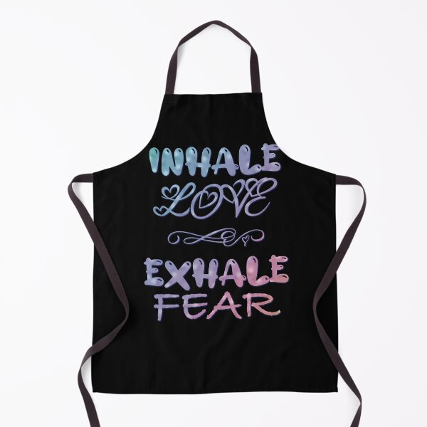 Item preview, Inhale Love Exhale Fear spread positivity quote designed and sold by MunsyArt.