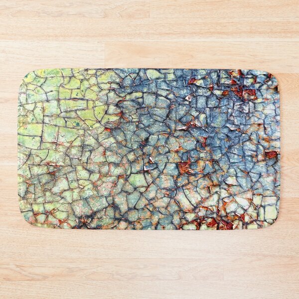 Item preview, Colorful Abstract Paint and Rust Mosaic designed and sold by Anna Lemos.