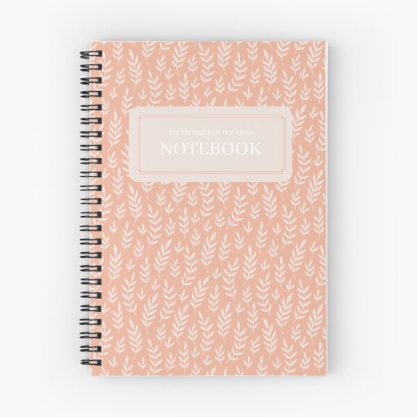 Item preview, blooming flower pattern notebook designed and sold by MIOxo.