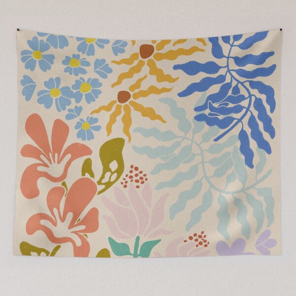 Item preview, Flower Market, Modern Botanical Illustration designed and sold by Alika's  Garden.