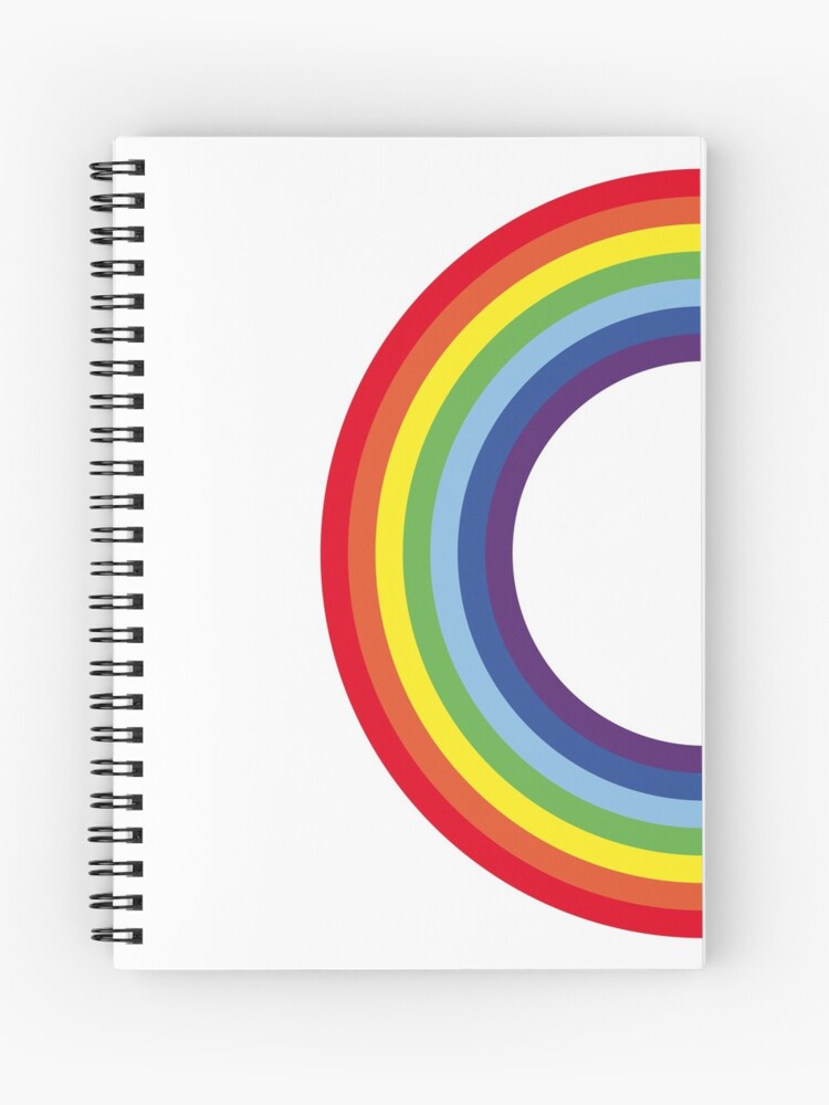 Cuaderno de espiral «Arco iris / Arc-En-Ciel / Arcoíris / Regenbogen (7  colores)» de MrFaulbaum | Redbubble