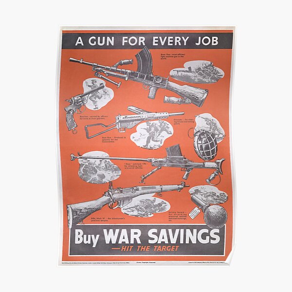 Reprint of British wartime poster. Poster