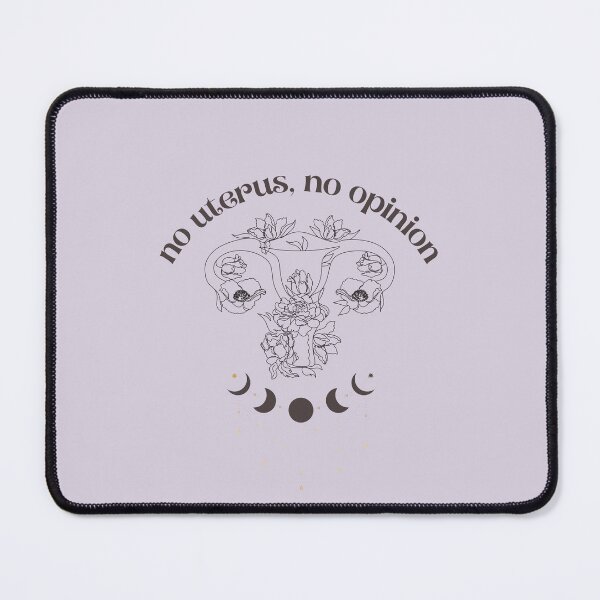 Item preview, no uterus, no opinion designed and sold by Banana Latte Designs.