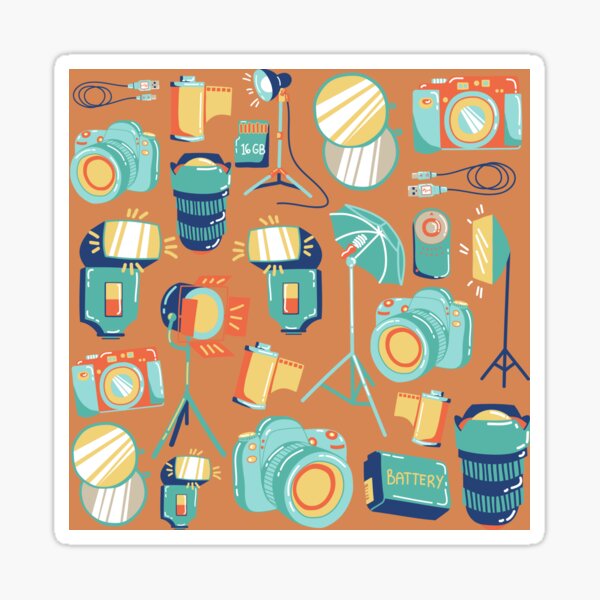 Photographer's Dream - Orange Sticker