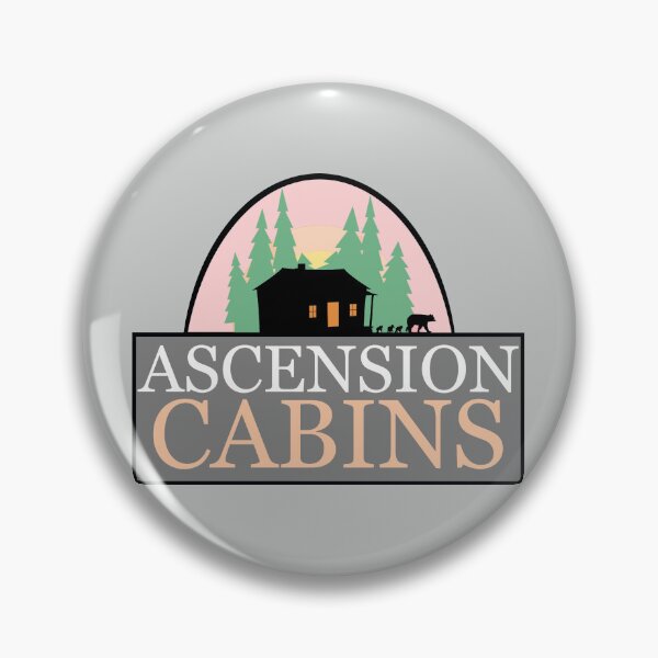 Item preview, ASCENSION CABINS logo designed and sold by Jean Gregory Evans.