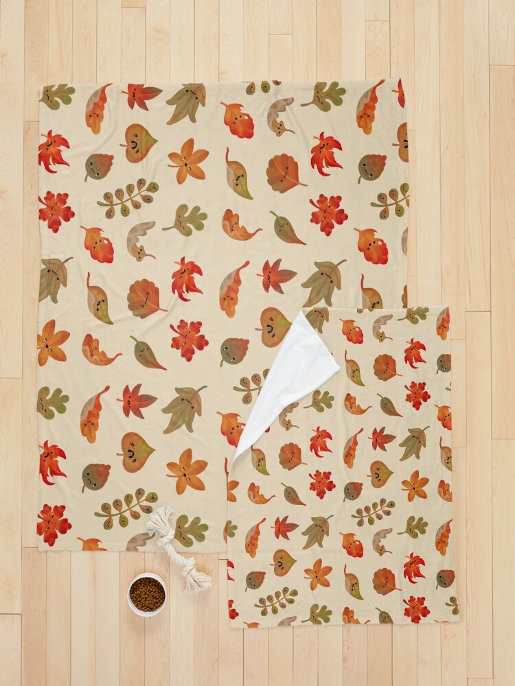 Alternate view of Sad fallen leaves Pet Blanket