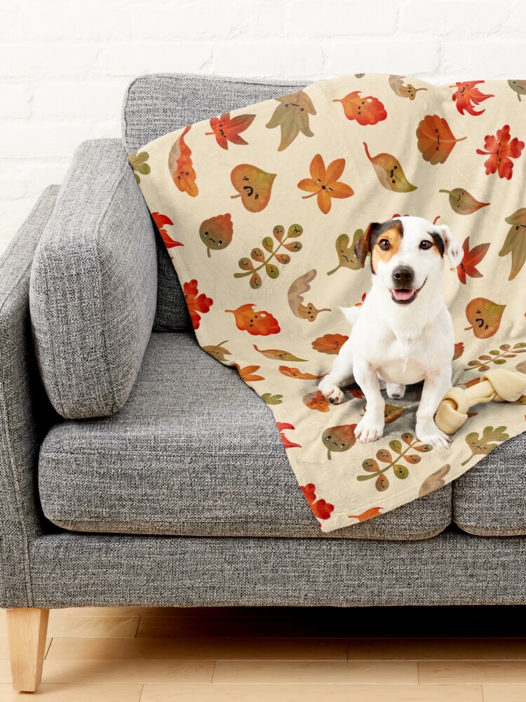 Alternate view of Sad fallen leaves Pet Blanket