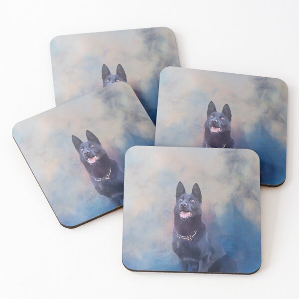 Item preview, Black German Shepherd Dog Three designed and sold by Elisabeth Lucas.