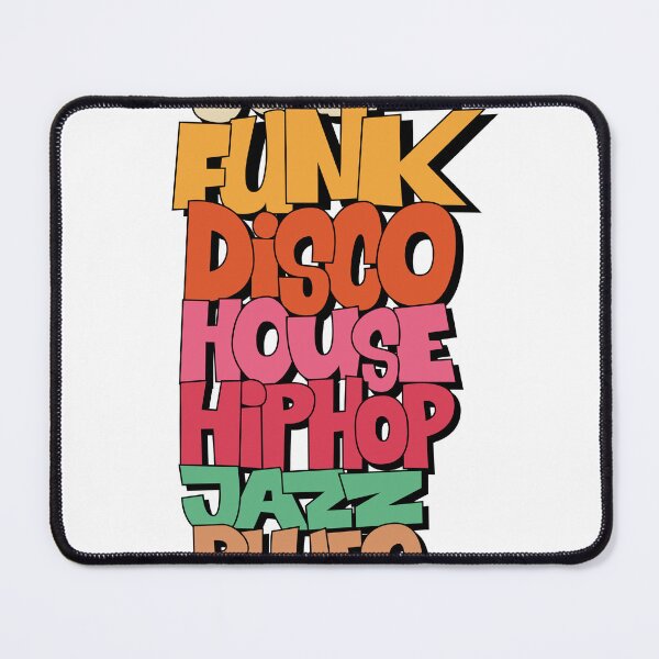 Item preview, Soul Funk Disco House. Funky music genre design. pastel colors. designed and sold by Boogosh.