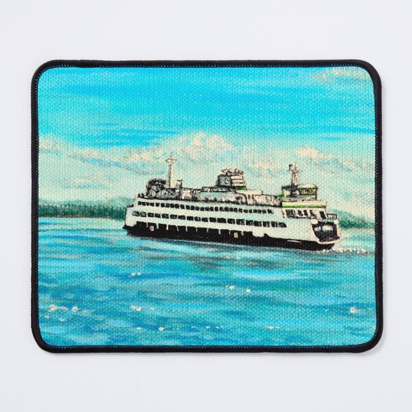 Item preview, Ferry Painting designed and sold by Art by Kirsten Sneath.