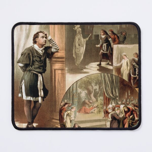 Item preview, Vintage Hamlet Theatre Poster designed and sold by livianasgifts.