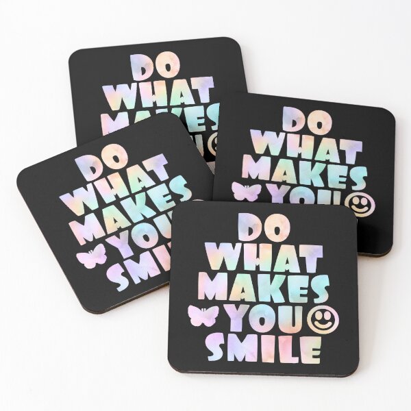 Item preview, Do what makes you smile in pastel colors designed and sold by NerdnGeekshop.
