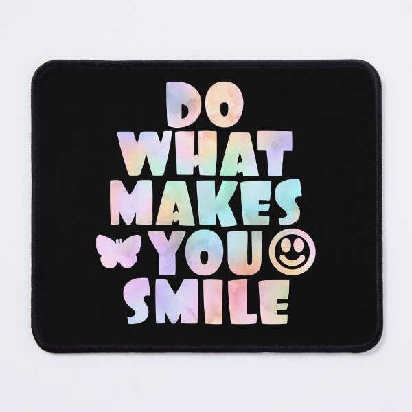 Item preview, Do what makes you smile in pastel colors designed and sold by NerdnGeekshop.
