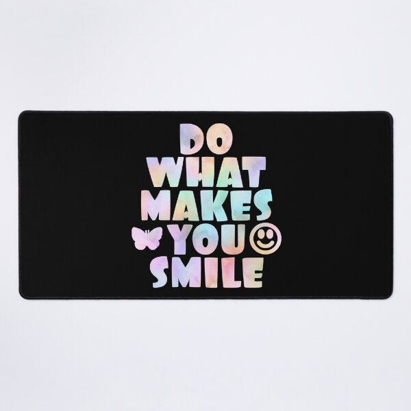 Item preview, Do what makes you smile in pastel colors designed and sold by NerdnGeekshop.