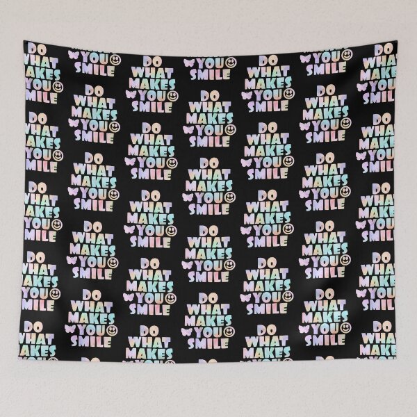 Item preview, Do what makes you smile in pastel colors designed and sold by NerdnGeekshop.